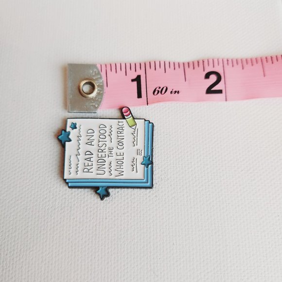 Read and Understood the Whole Contract Pin Brooch Badges Metal Pins Brooches - Picture 7 of 16